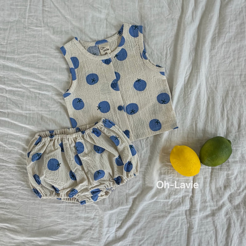 Oh lavie - Korean Baby Fashion - #smilingbaby - Fruity Tomato Set - 5