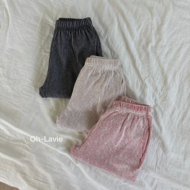 Oh lavie - Korean Children Fashion - #childofig - Hudeul Rib Jogger Pants - 10