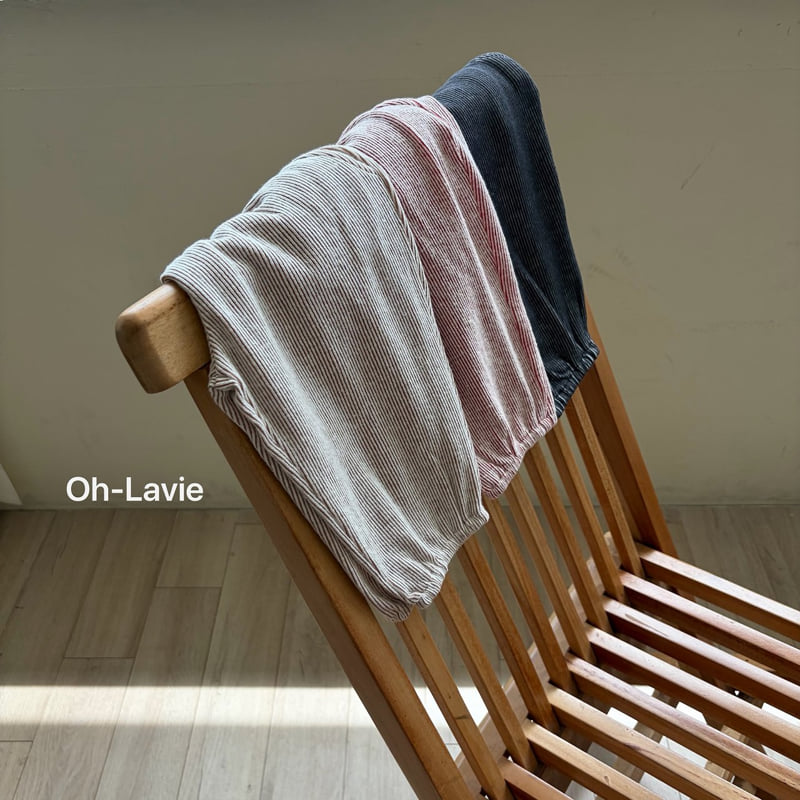 Oh lavie - Korean Children Fashion - #designkidswear - Hudeul Rib Jogger Pants - 12
