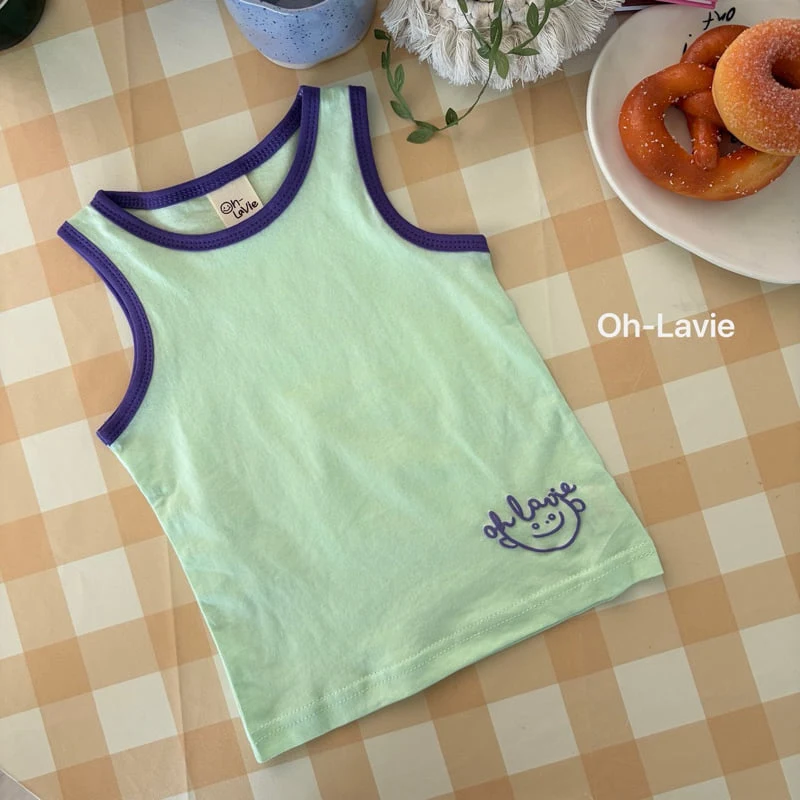 Oh lavie - Korean Children Fashion - #Kfashion4kids - Lavi Contrast Sleeveless Top - 4