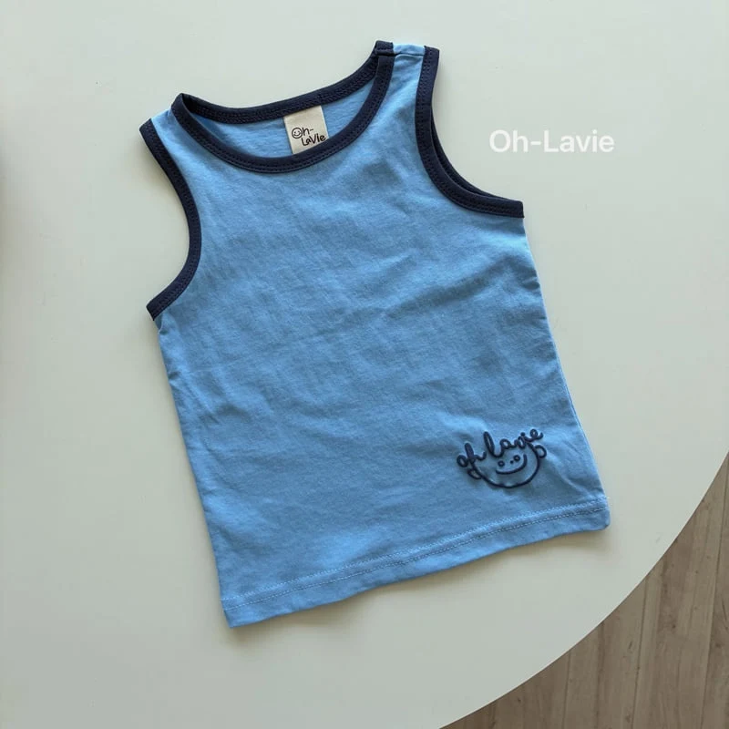 Oh lavie - Korean Children Fashion - #magicofchildhood - Lavi Contrast Sleeveless Top - 5