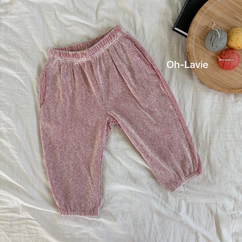 Oh lavie - Korean Children Fashion - #littlefashionista - Hudeul Rib Jogger Pants - 4