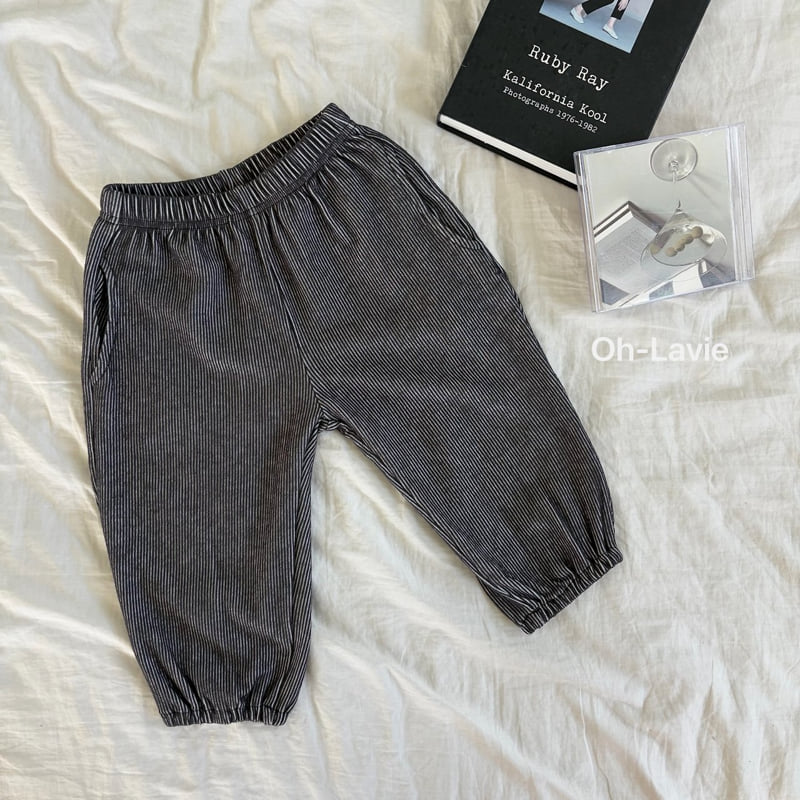 Oh lavie - Korean Children Fashion - #minifashionista - Hudeul Rib Jogger Pants - 5