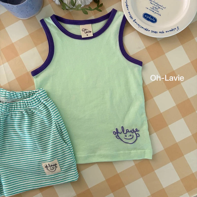 Oh lavie - Korean Children Fashion - #prettylittlegirls - Lavi Contrast Sleeveless Top - 7