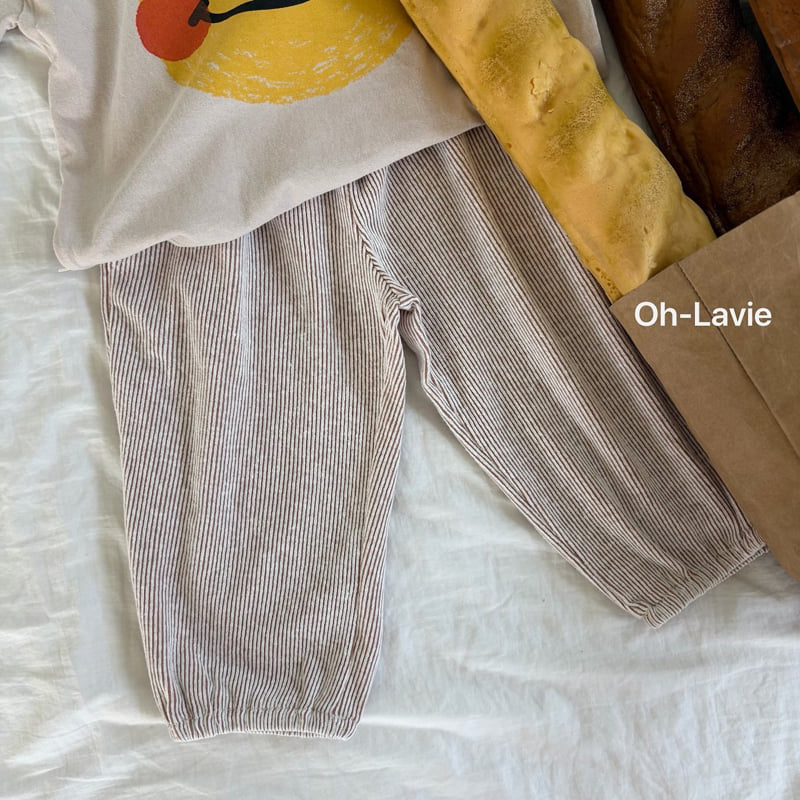 Oh lavie - Korean Children Fashion - #stylishchildhood - Hudeul Rib Jogger Pants - 9