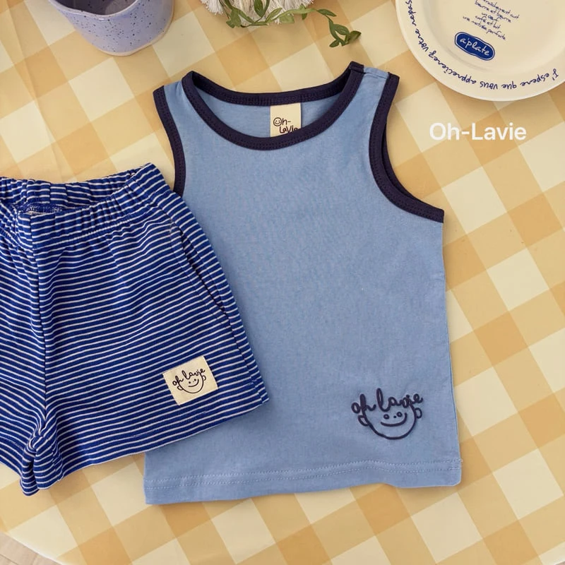 Oh lavie - Korean Children Fashion - #todddlerfashion - Lavi Contrast Sleeveless Top - 8