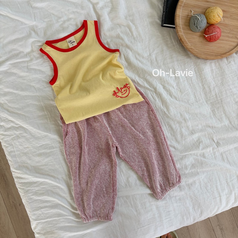 Oh lavie - Korean Children Fashion - #todddlerfashion - Hudeul Rib Jogger Pants - 7