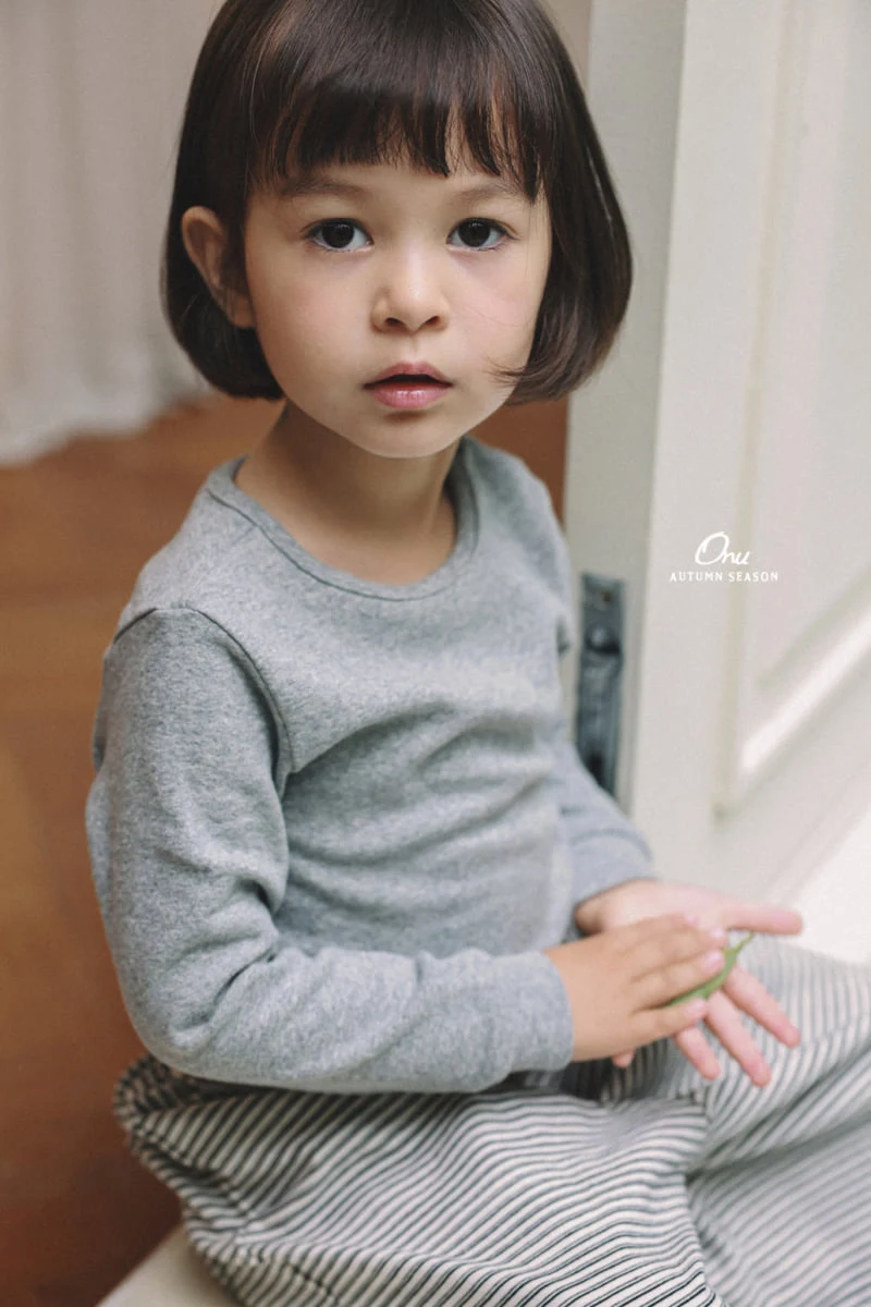 Onu - Korean Baby Fashion - #babyboutique - Rib Cuff Tee - 7