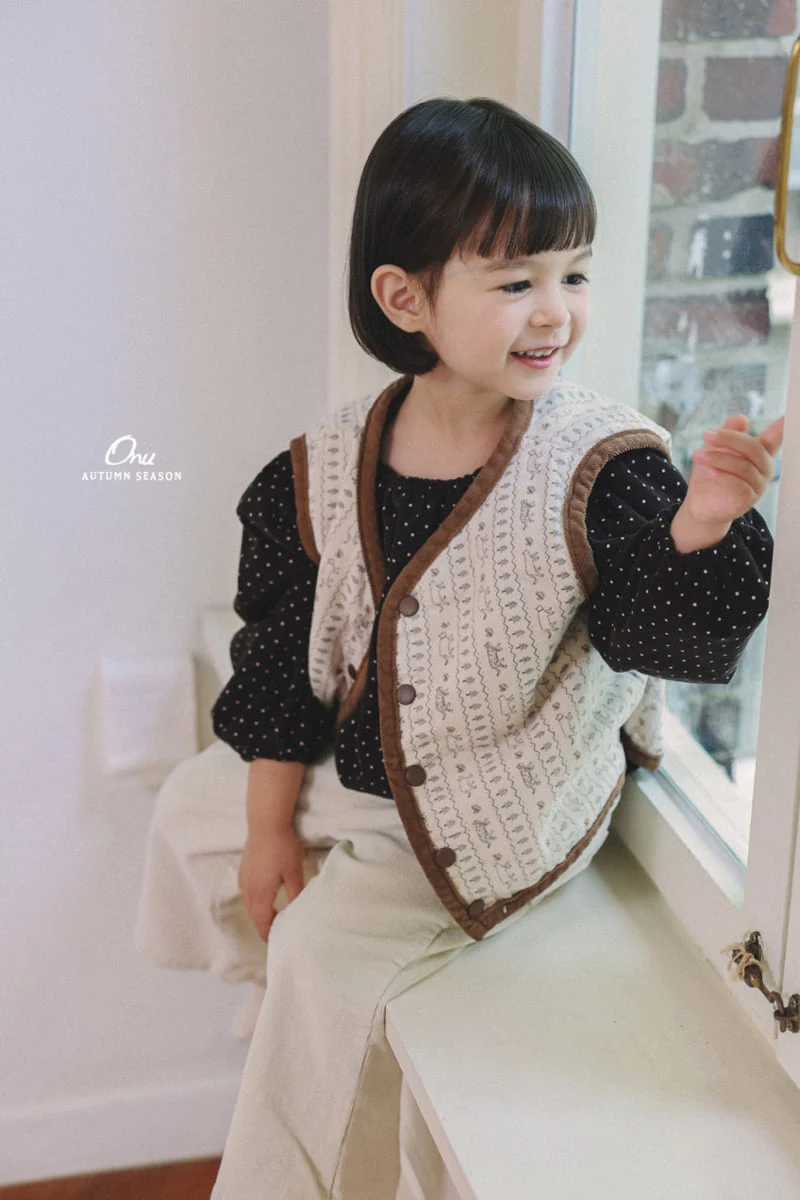 Onu - Korean Baby Fashion - #babyboutique - Quilted Vest - 7