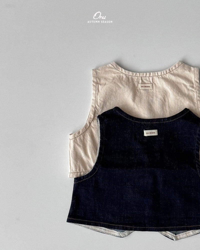 Onu - Korean Baby Fashion - #babyboutique - V-Neck Vest - 5