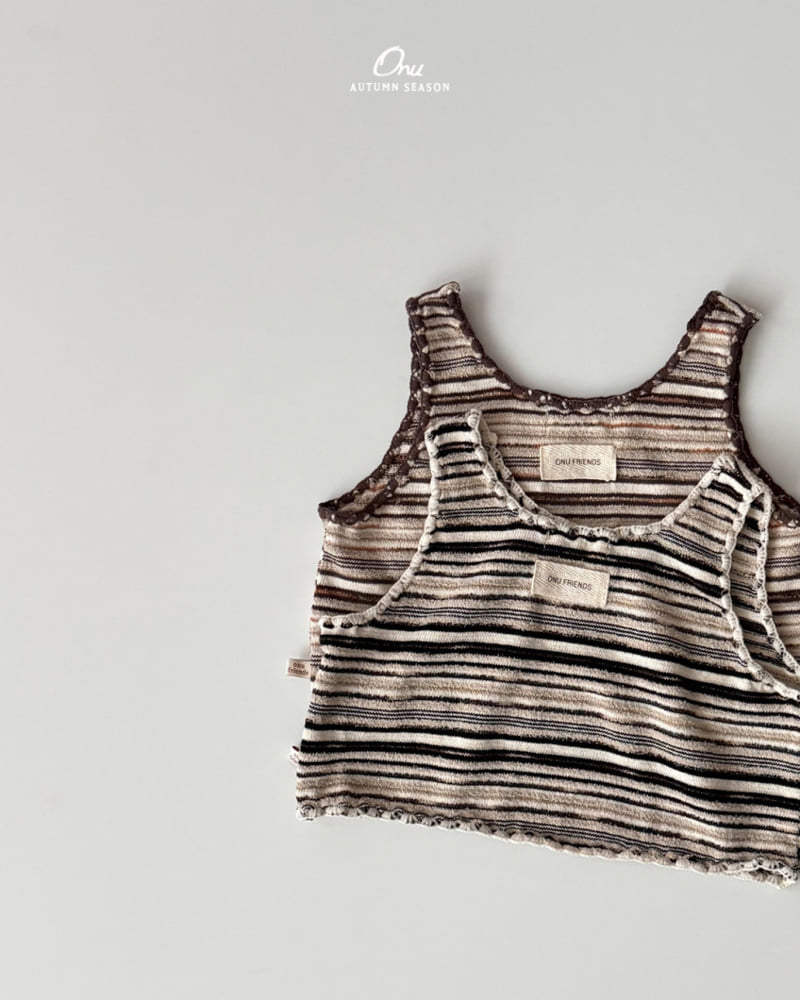 Onu - Korean Baby Fashion - #babyboutique - Knit Vest - 4