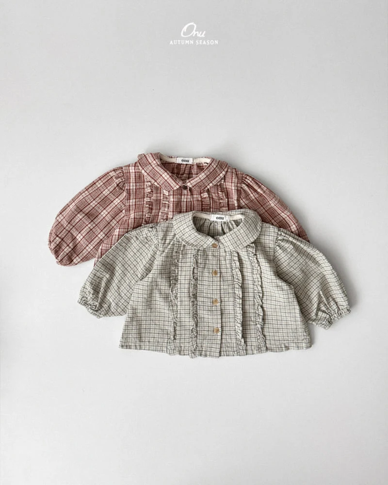 Onu - Korean Baby Fashion - #babyboutique - Petit Frill Blouse