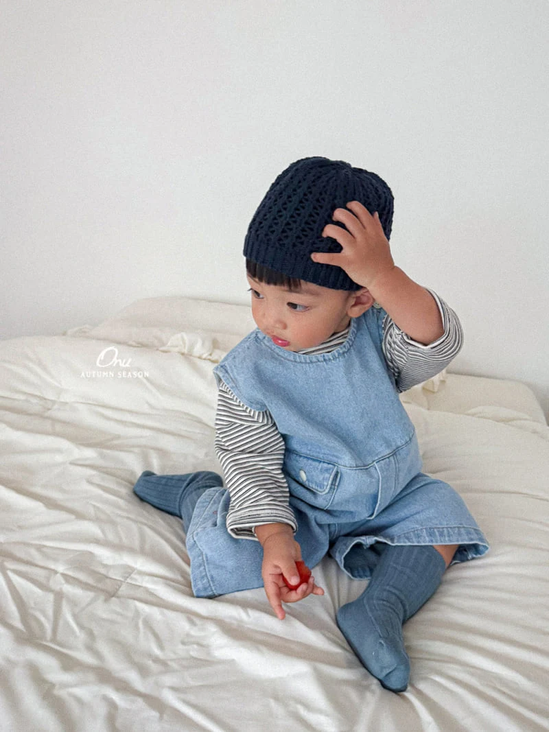 Onu - Korean Baby Fashion - #babyboutique - Slit Overalls - 12
