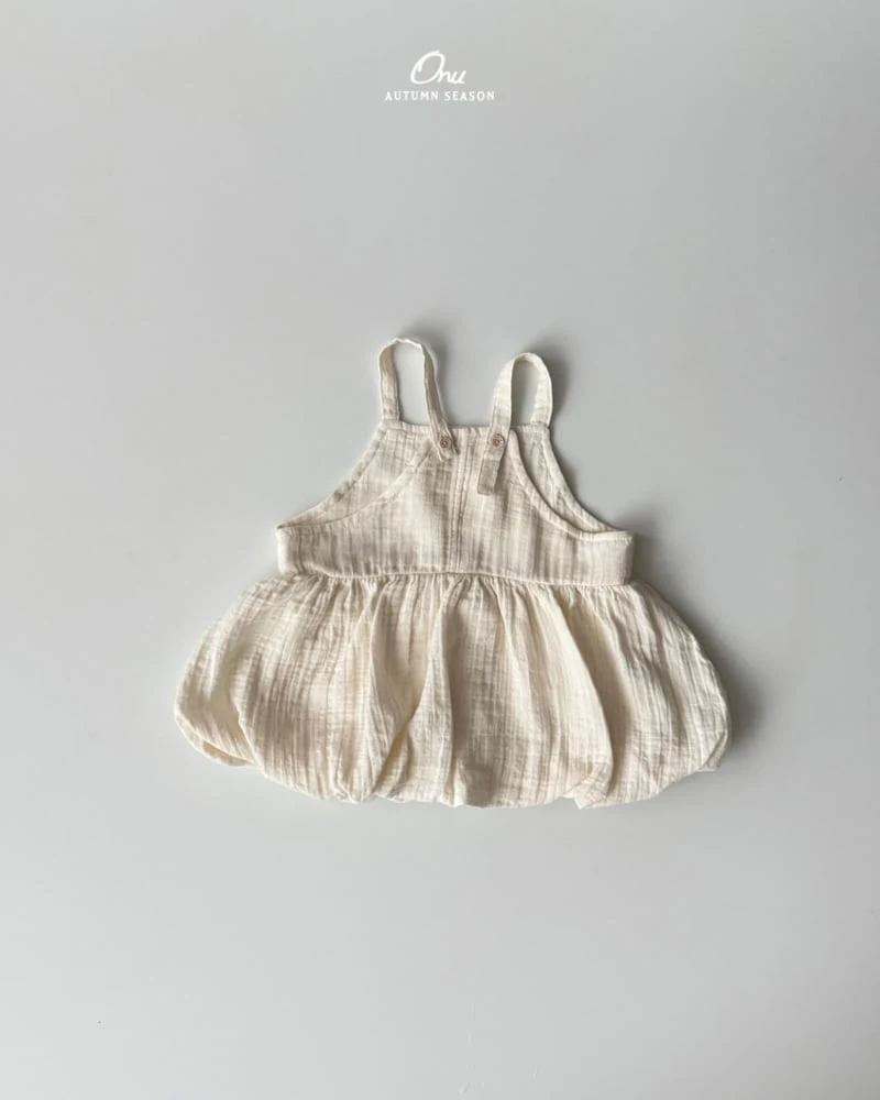 Onu - Korean Baby Fashion - #babyboutique - Suspender Balloon One-piece - 9