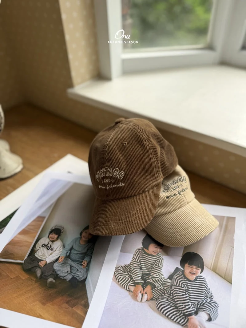 Onu - Korean Baby Fashion - #babyboutique - Vintage Ball Cap