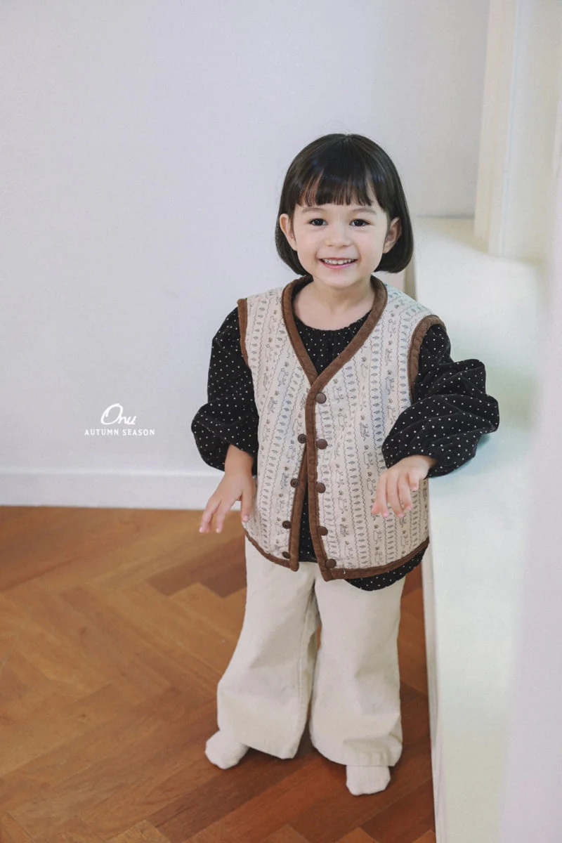 Onu - Korean Baby Fashion - #babyboutiqueclothing - Quilted Vest - 8