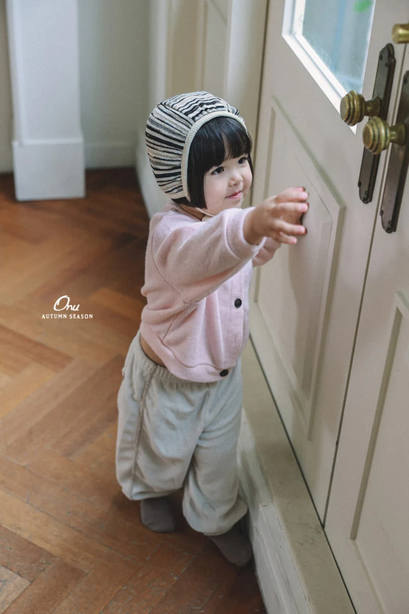 Onu - Korean Baby Fashion - #babyboutiqueclothing - Boucle Terry Pants - 6