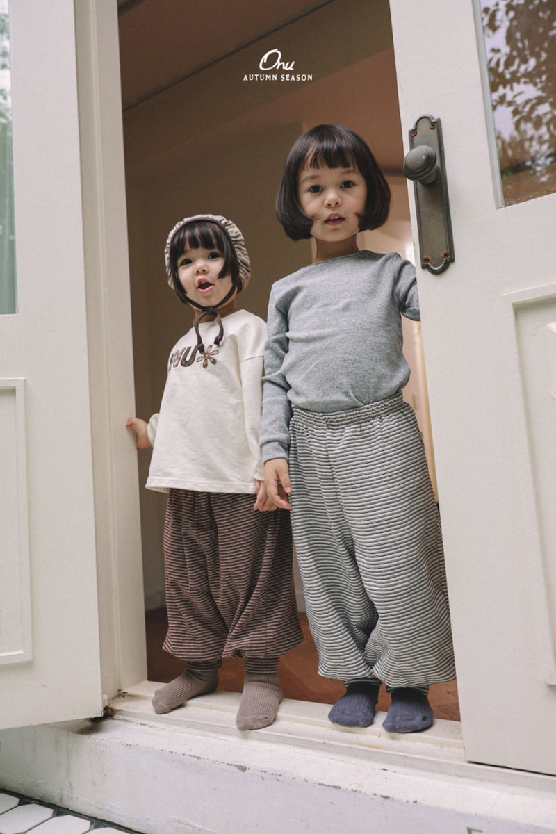 Onu - Korean Baby Fashion - #babyboutiqueclothing - Puffy Cuff Pants - 3