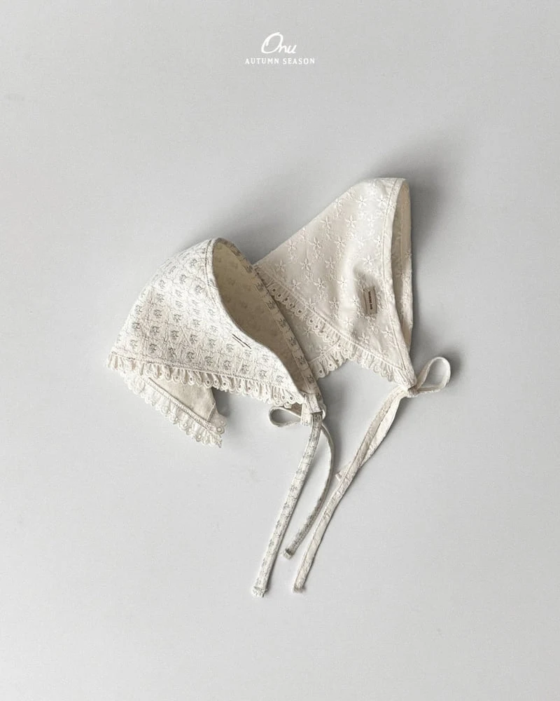 Onu - Korean Baby Fashion - #babyboutiqueclothing - Lace Headscarf