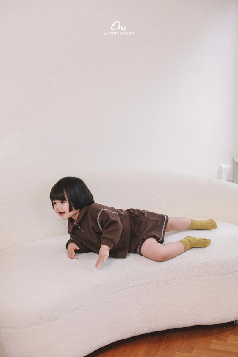 Onu - Korean Baby Fashion - #babyclothing - Cinnamon Sweatshirt - 5