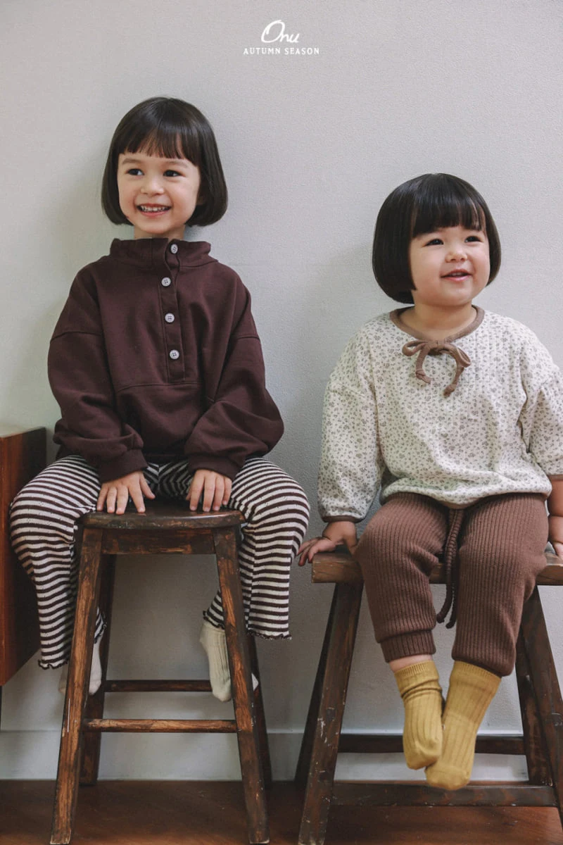 Onu - Korean Baby Fashion - #babyclothing - Slim Rib Pants - 5