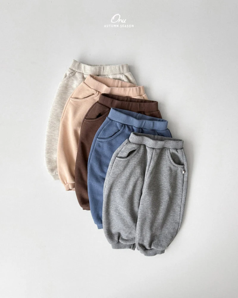Onu - Korean Baby Fashion - #babyclothing - Color Jogger Pants
