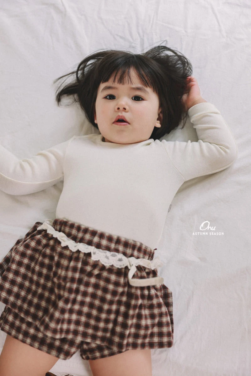 Onu - Korean Baby Fashion - #babyfashion - Rib Cuff Tee - 11