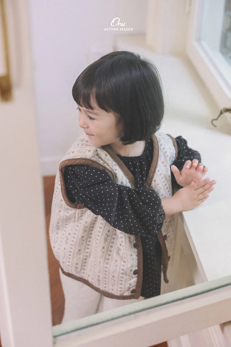 Onu - Korean Baby Fashion - #babyfashion - Quilted Vest - 10