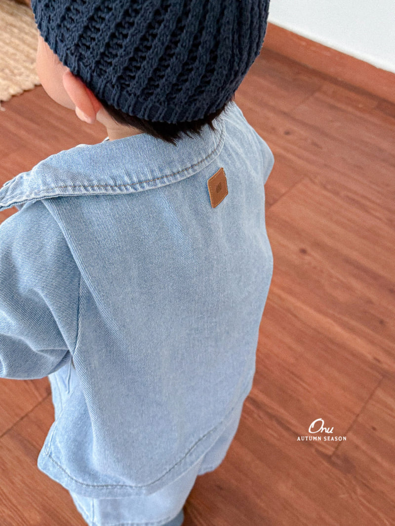 Onu - Korean Baby Fashion - #babyfashion - Pocket Denim Jacket - 3