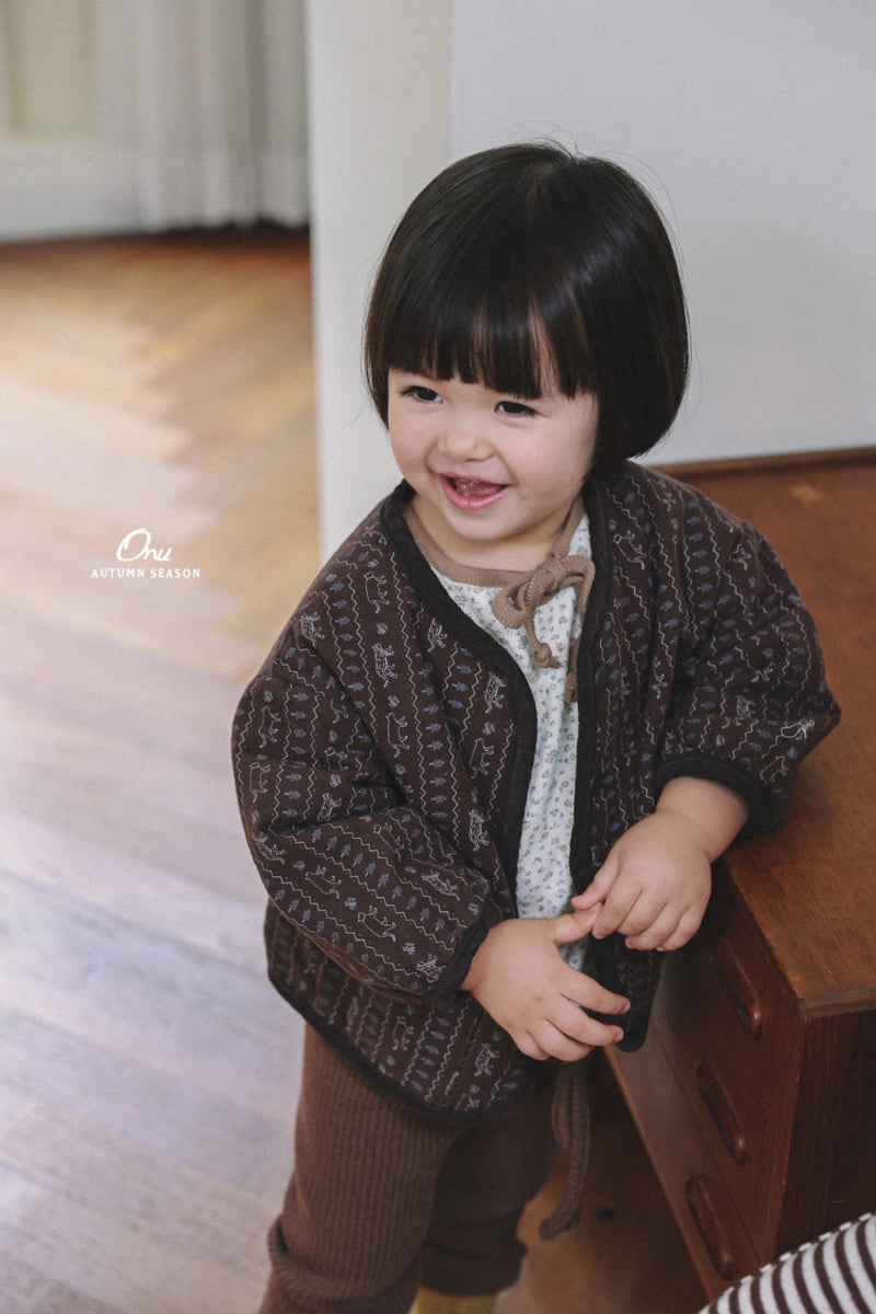 Onu - Korean Baby Fashion - #babyfashion - Slim Rib Pants - 6