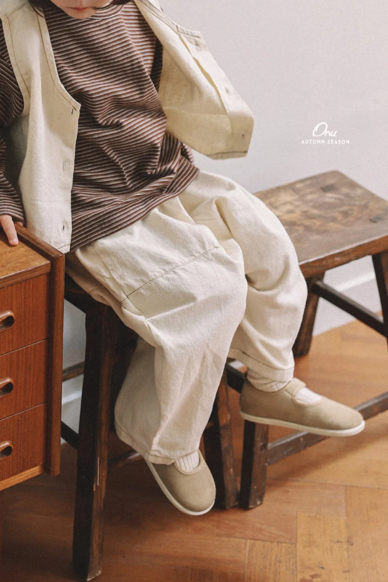 Onu - Korean Baby Fashion - #babyclothing - Wide Pants - 4
