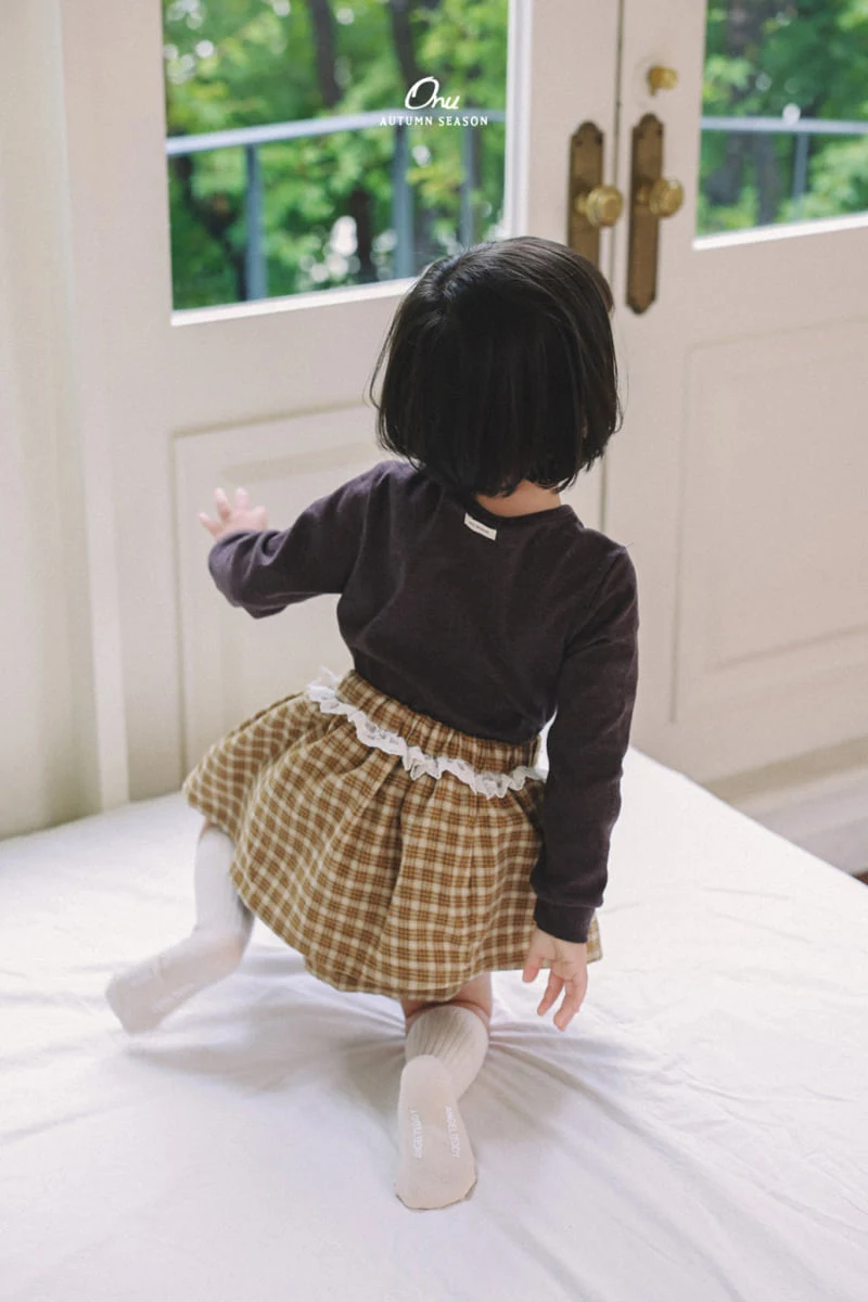 Onu - Korean Baby Fashion - #babyfever - Rib Cuff Tee - 12