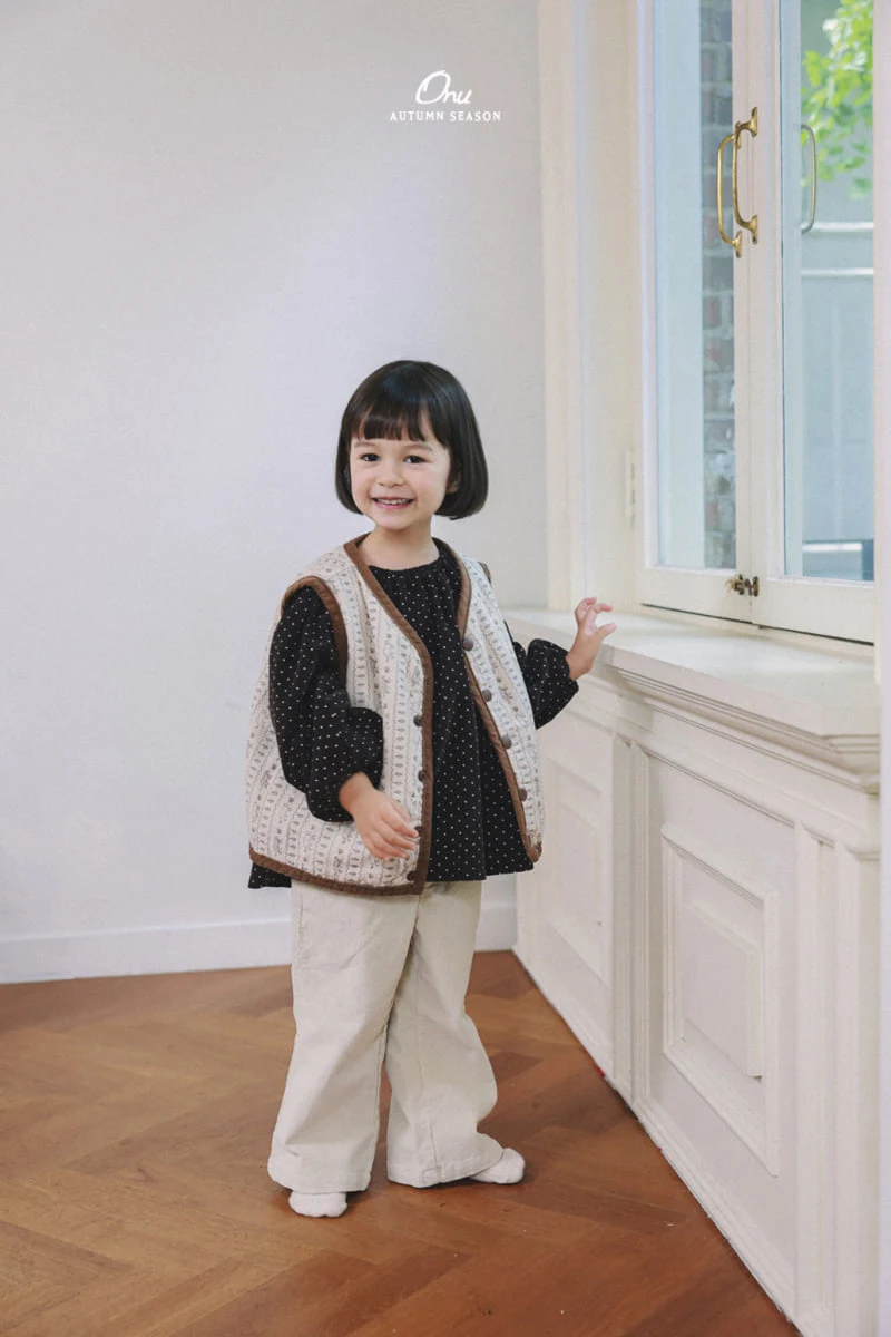 Onu - Korean Baby Fashion - #babyfever - Quilted Vest - 11