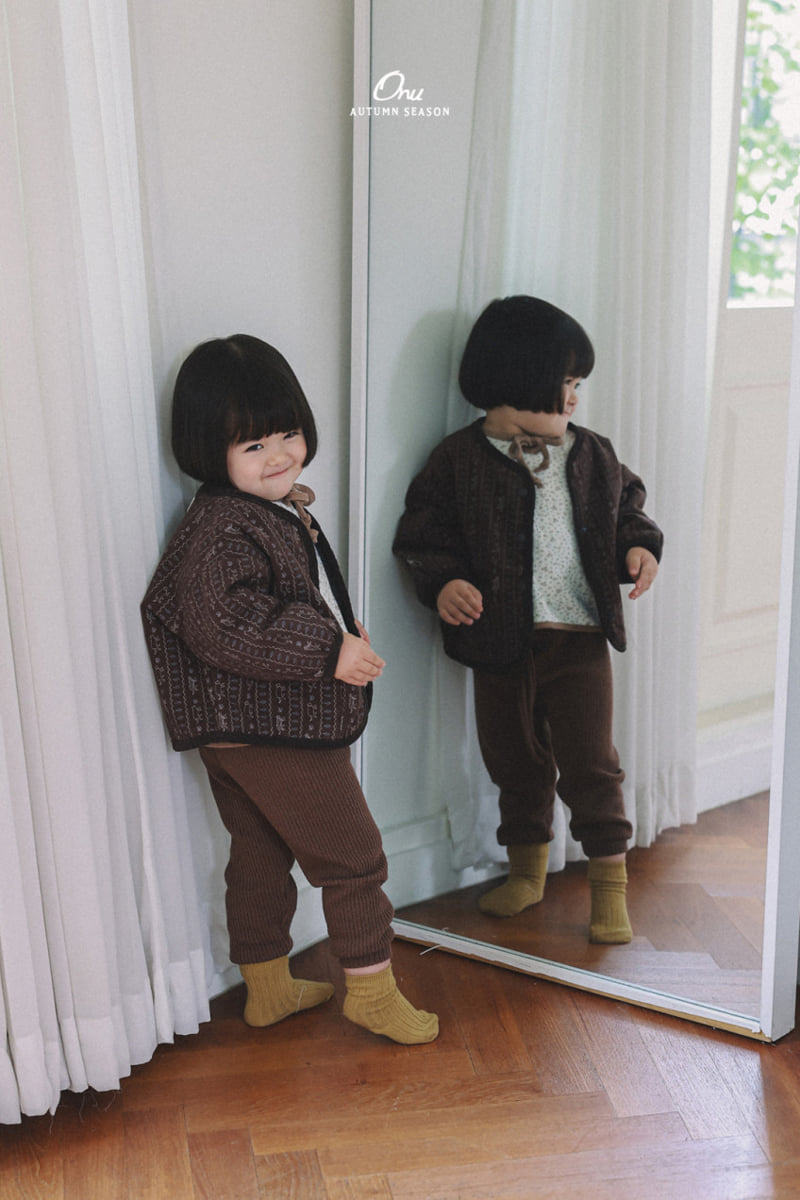 Onu - Korean Baby Fashion - #babyfever - Slim Rib Pants - 7