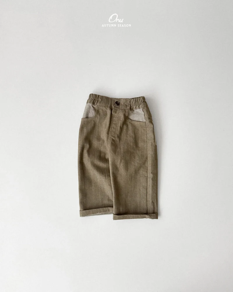 Onu - Korean Baby Fashion - #babyfashion - Stitch Denim Pants - 4