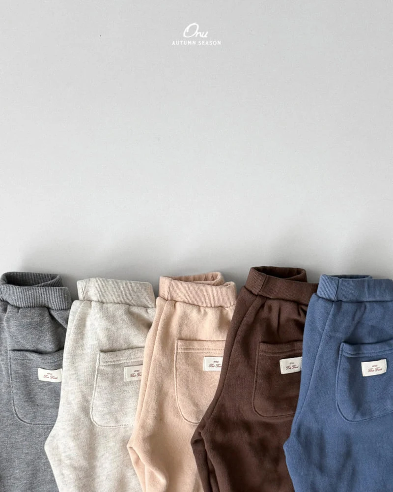 Onu - Korean Baby Fashion - #babyfever - Color Jogger Pants - 3