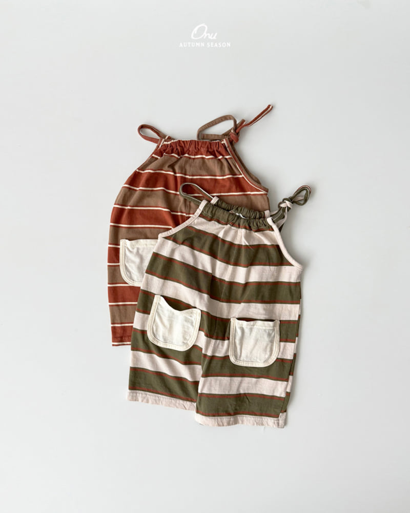 Onu - Korean Baby Fashion - #babyfever - String Overalls