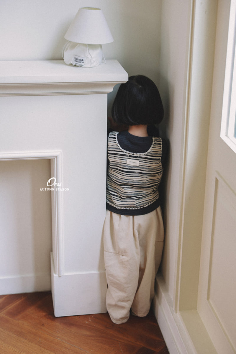 Onu - Korean Baby Fashion - #babygirlfashion - Knit Vest - 9