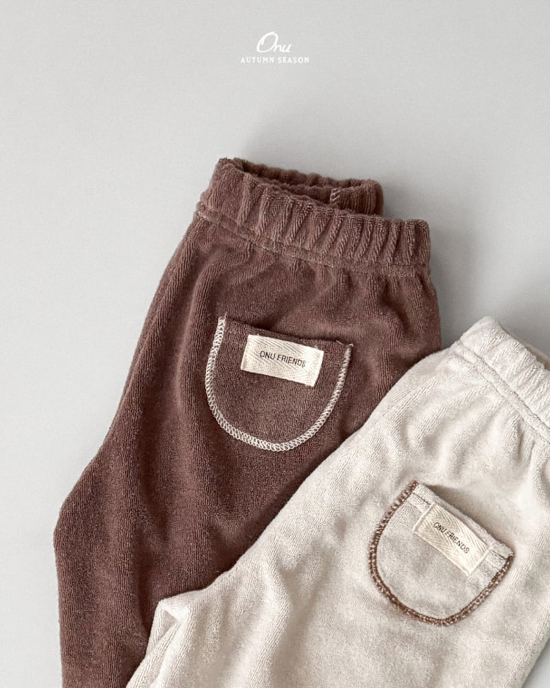 Onu - Korean Baby Fashion - #babygirlfashion - Boucle Terry Pants - 10