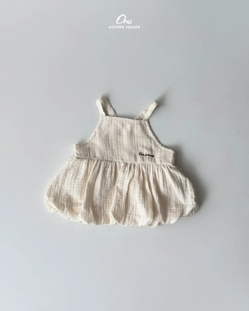 Onu - Korean Baby Fashion - #babylifestyle - Suspender Balloon One-piece