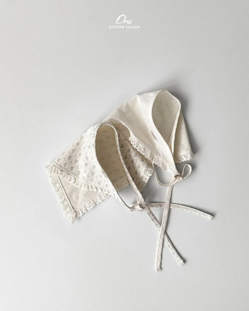 Onu - Korean Baby Fashion - #babylifestyle - Lace Headscarf - 6