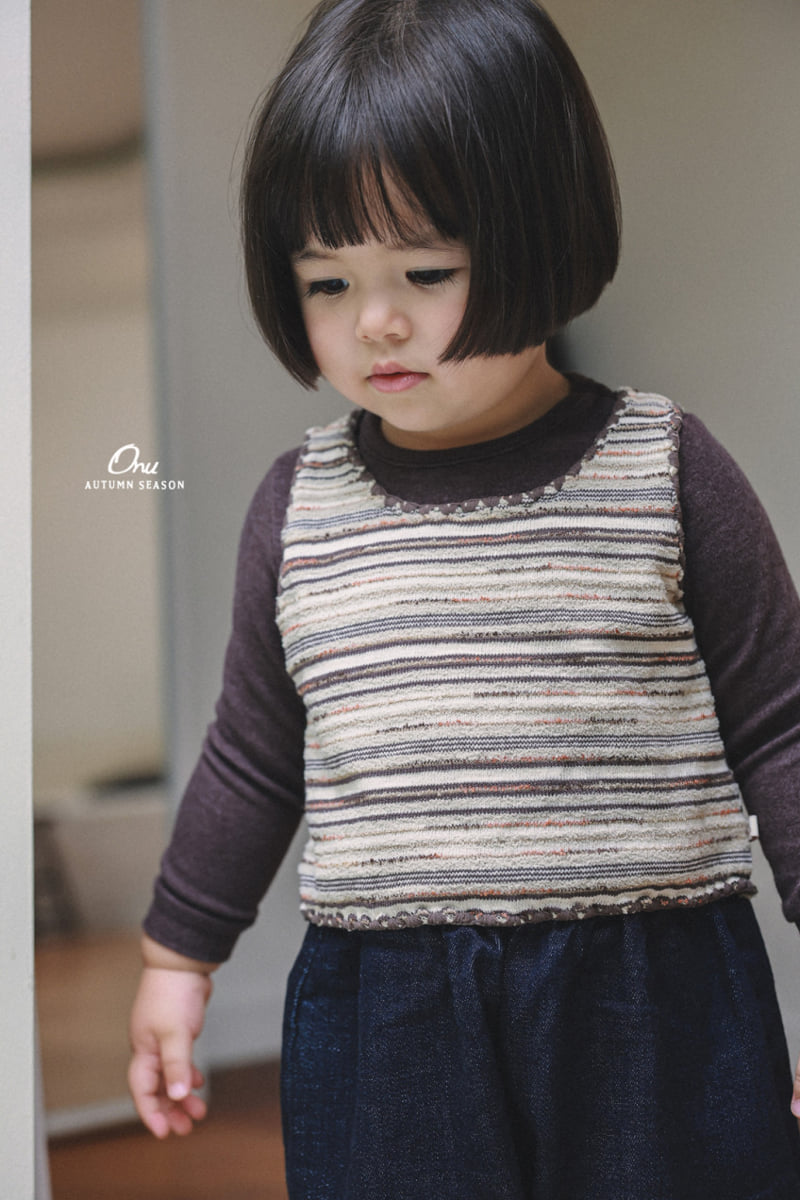 Onu - Korean Baby Fashion - #babyoninstagram - Knit Vest - 11