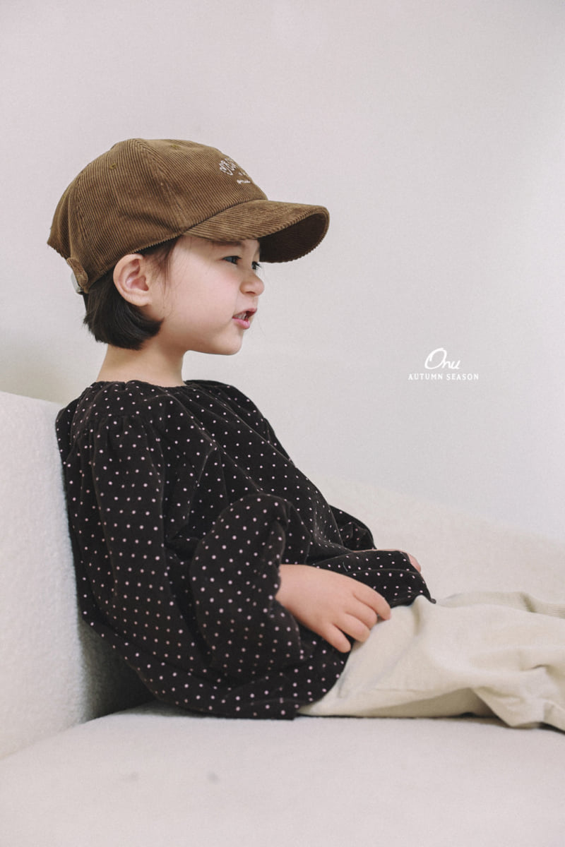 Onu - Korean Baby Fashion - #babyoninstagram - Dot Shirring Blouse - 9
