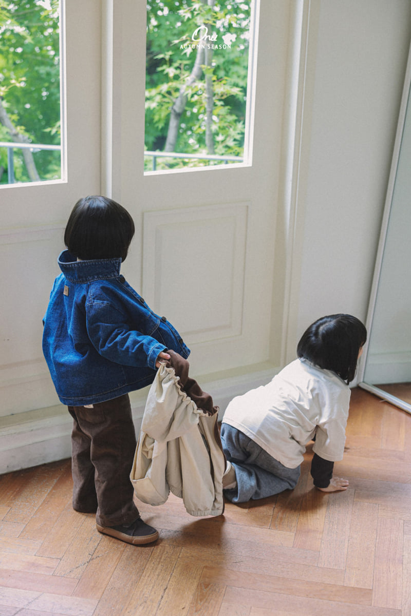 Onu - Korean Baby Fashion - #babyoninstagram - Pocket Denim Jacket - 7