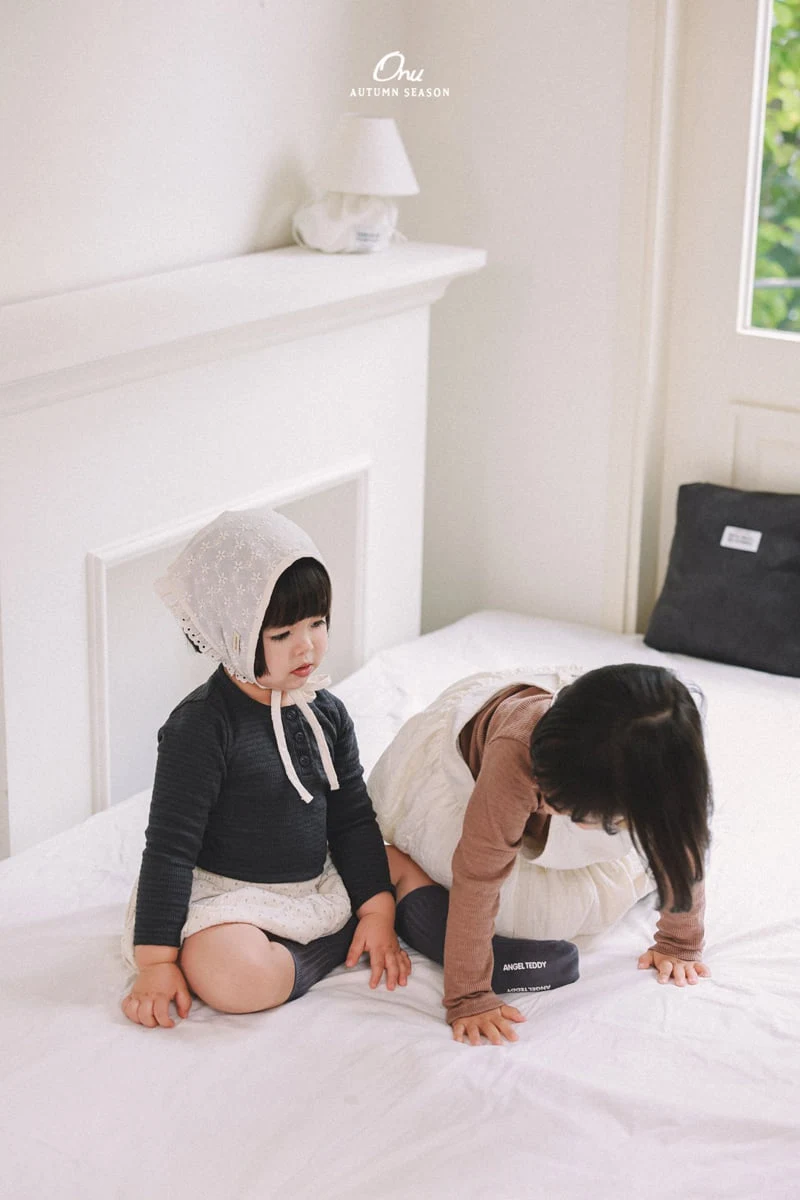 Onu - Korean Baby Fashion - #babyoninstagram - Lace Headscarf - 7