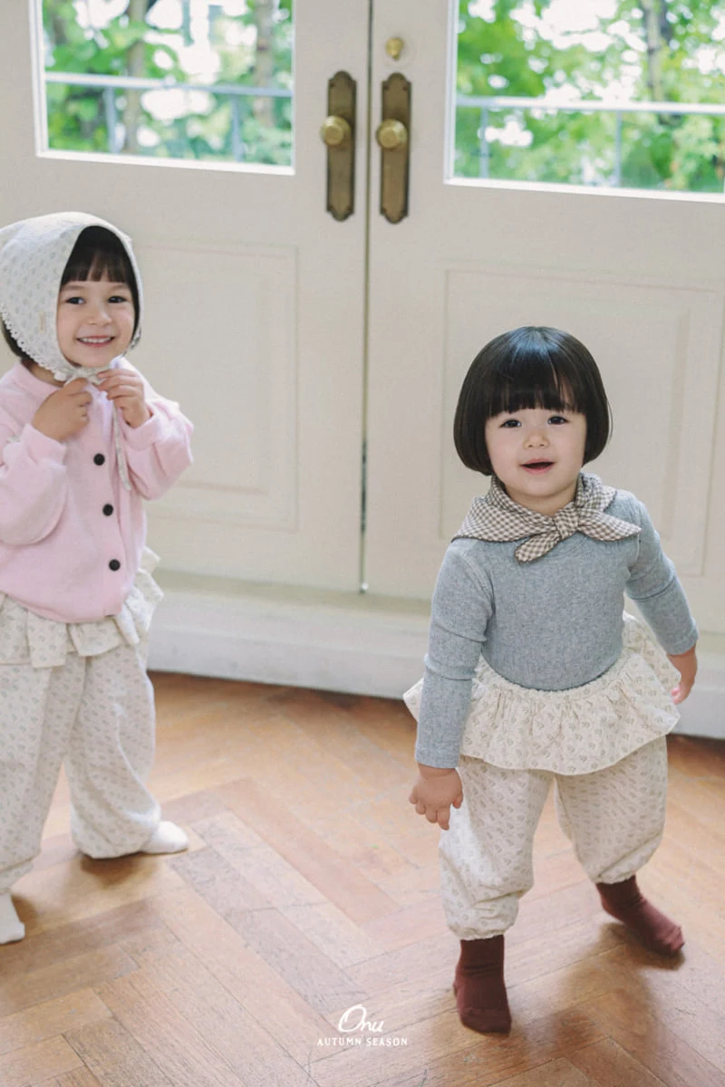 Onu - Korean Baby Fashion - #babyootd - Frill Skirt Pants - 5