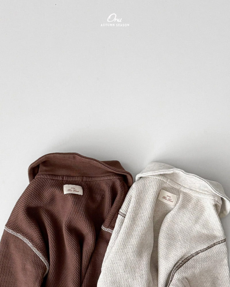 Onu - Korean Baby Fashion - #babyoutfit - Cinnamon Sweatshirt - 12