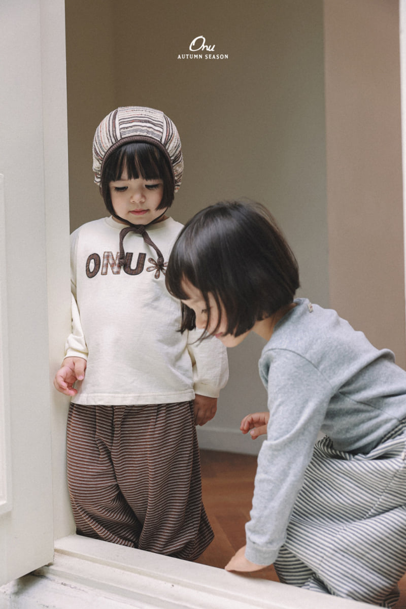 Onu - Korean Baby Fashion - #babyoutfit - Embroidered Patch Tee - 6