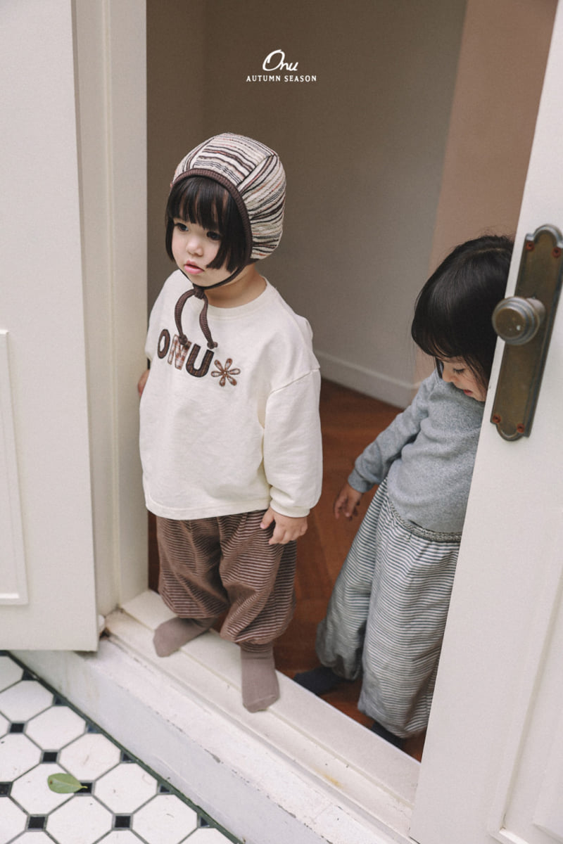 Onu - Korean Baby Fashion - #babyoutfit - Embroidered Patch Tee - 7