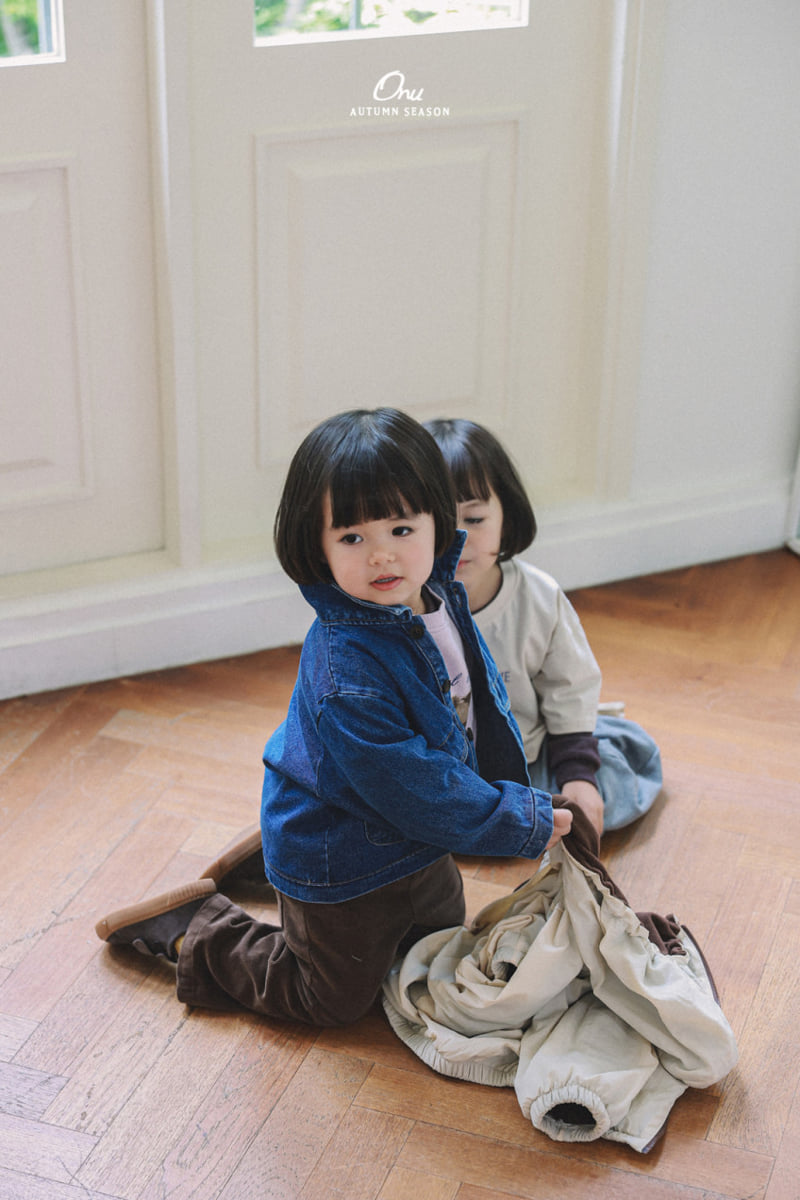 Onu - Korean Baby Fashion - #babyoutfit - Pocket Denim Jacket - 9